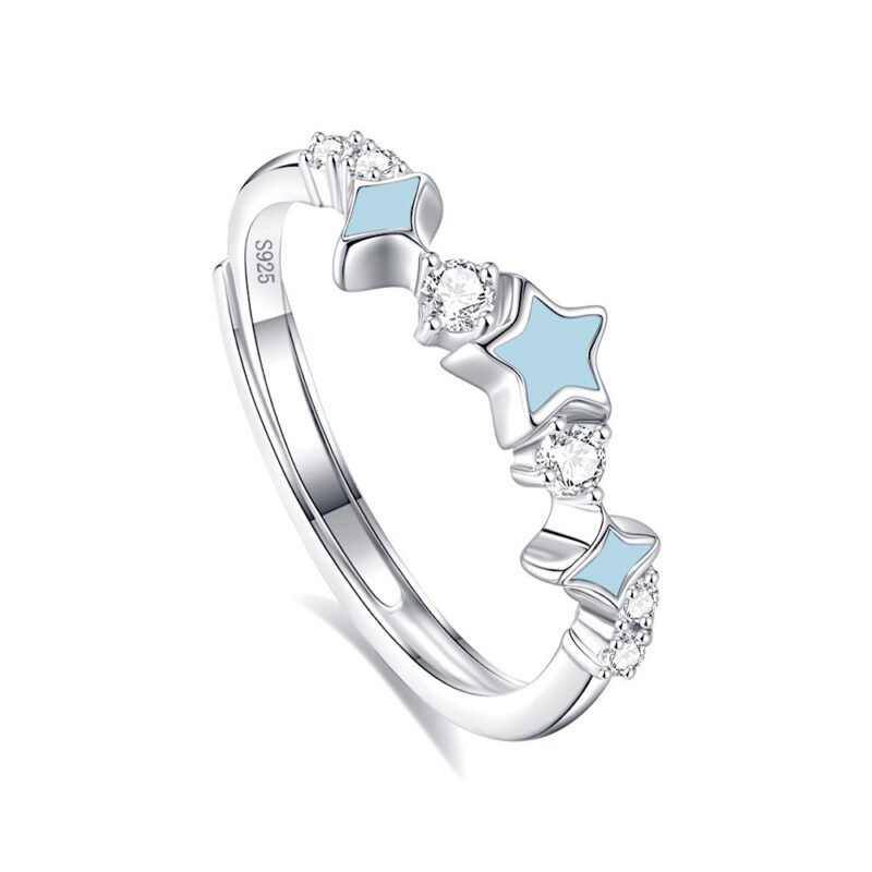 S925 Silver Couple Ring Original Design High End - Image 3