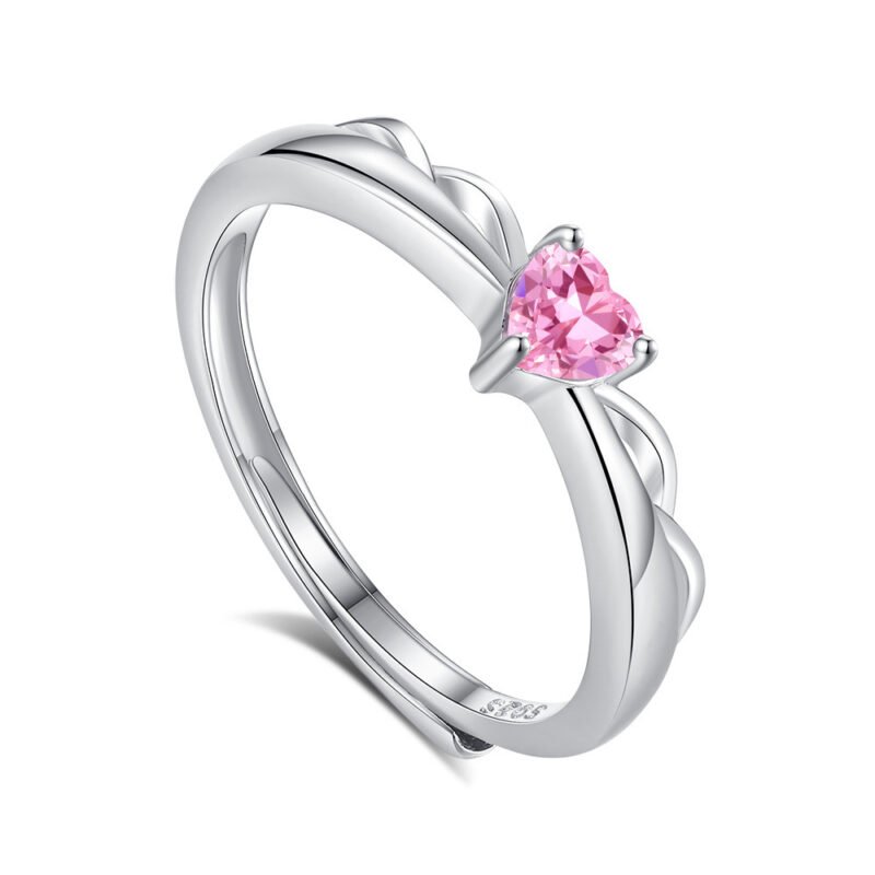 S925 Silver Couple Ring Original Design High End - Image 2