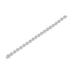About Time Luxury Fashion Mossan Diamond S925 Silver Bracelet Comparable To Natural Diamonds