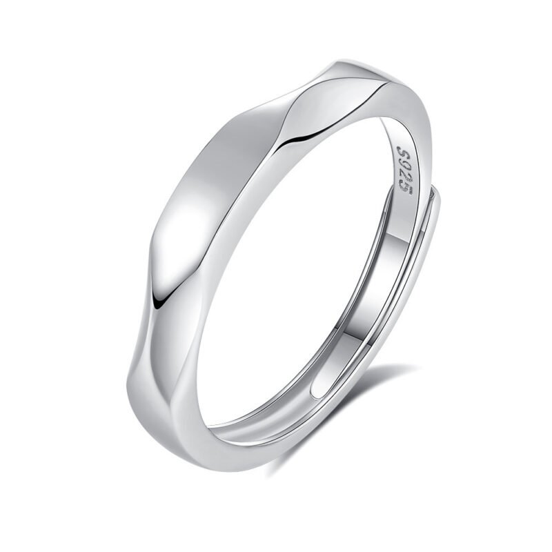 S925 Silver Couple Ring Original Design High End - Image 5