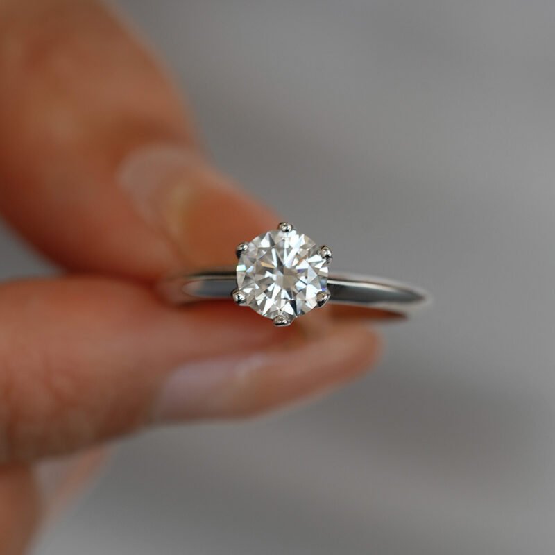 S925 Sterling Silver Ring Moissanite Ring - Image 5