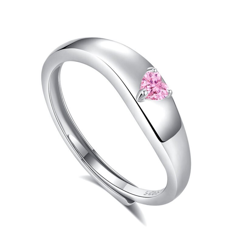 S925 Silver Couple Ring Original Design High End - Image 4