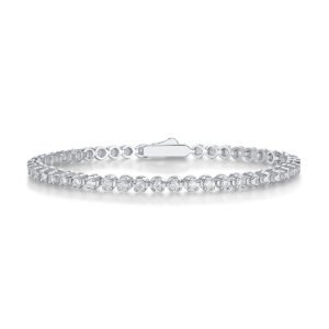 Starlight Luxury Fashion Mosan Diamond S925 Silver Bracelet