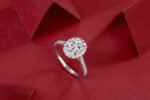 Audrey Large Diamond Ring Luxury Fashion Set Moissanite Silver Ring