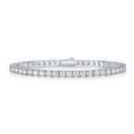 Unique Luxury Fashion Mosan Diamond S925 Silver Bracelet
