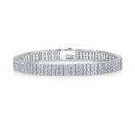 Chain Guanghua Luxury Fashion Mosan Diamond S925 Silver Bracelet Comparable To Natural Diamonds